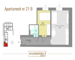 apartament 21b plan lokalu